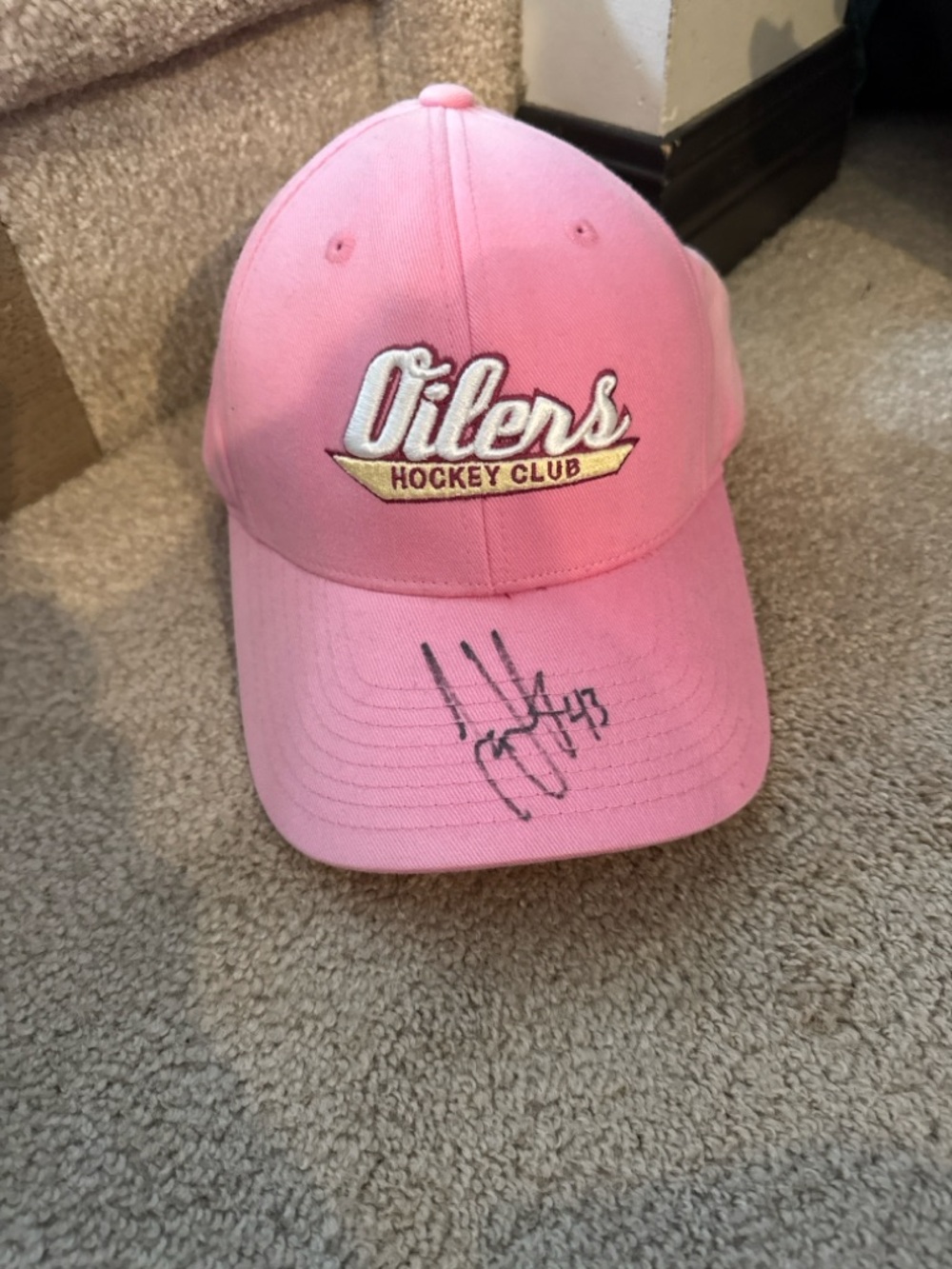 Hockey Club Pink Baseball Cap